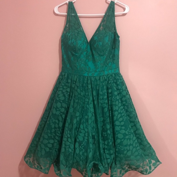 chi chi green dress